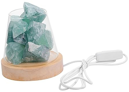 MUSISALY Lampada Profumata Pietra di Cristallo Lampada Aromatica Casa Scalda Oli Essenziali