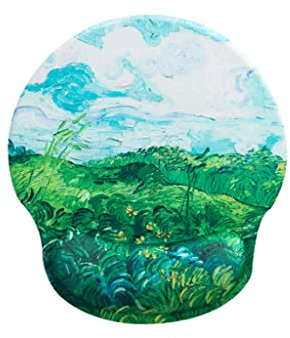 Mouse Pad Tapis De Souris Ergonomique avec Repose-Poignet Tapis De Souris Confortable avec Repose-Poignet Tapis De Souris Tapis De Souris Antidérapant en PU Cadeau Gamer
