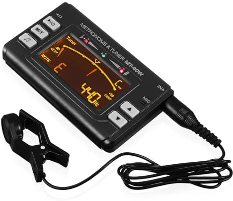 Blasinstrument Stimmgerät aus Abs für Präzises Stimmen | Einfach zu Bedienen, Hohe Genauigkeit Beim Instrumententuning, Kompaktes Zubehör für Einsatz im Alltag