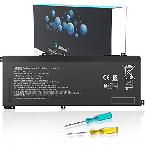 SA04XL L43267-005 Batterie SAO4XL pour Ordinateur Portable HP Envy X360 15-DR 15-DR0010TX 17-CG 17T-CG Series Notebook HSTNN-OB1F HSTNN-OB1G HSTNN-UB7U L43248-541 L43248-AC1 L43248-AC1 L432448