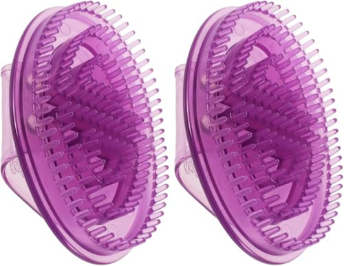 Meridian-Bürste | Meridian-Massagebürste | Bauchmassagegerät | Handheld-Silikon-Körpermassagegerät | Tragbarer Ganzkörper-Entspannungskamm für Füße, Bein, Hand, Nacken, Arm