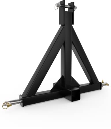 RBFGYIOP Heavy Duty Adattatore traino 3 punti per trattore Cat.1 con ricevitore 2 - Compatibile con trattore agricolo, Kubota, Kioti, Yanmar, NorTrac, BX, LM25H, WLM - Accessorio rimorchio rapido -