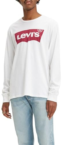Levi's Long-Sleeve Standard Graphic Tee, Uomo, White, M