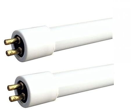 2 Pack 20w T4 Fluorescent Tube Warm White (3400K, 568mm - excl pins) Check Length Carefully