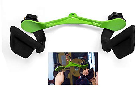 ZXFF LAT Pull-down Bar Fitness Cable Accessories, Adjustable Rowing Pull Back Handle Accessories, Dipped Anti-slip Grips, Power Cord Crossover Machine And Strength Training Accessories (Size : 42cm)