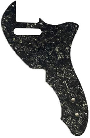 Passend für US Telecaster Thinline 69 Reissue Tele Style Gitarren Pickguard (4-lagig, Black Pearl)
