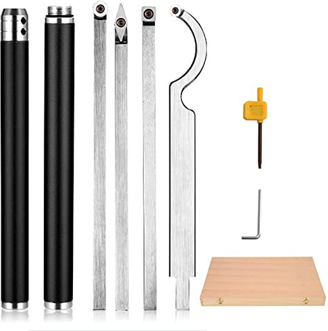 Drechseleisen Set Drehwerkzeug Hss DrechselzubehöR DrehmeißEl Mit Wendeplatten Drechselwerkzeuge Drechselbank Drechseln Werkzeug Drechselbeitelsatz Usdrehwerkzeug Drechseln Drehmeissel Bastler