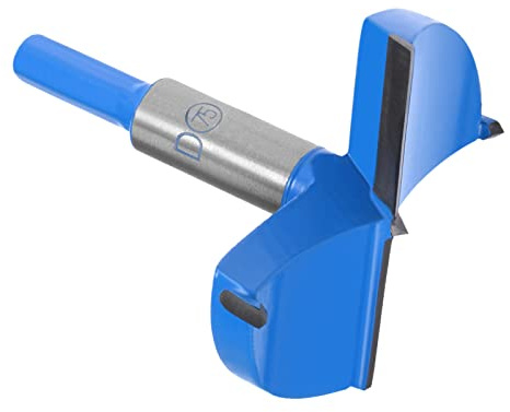 Kozelo Brocas Taladros Brocas - [75 mm] Tungsteno Carburo Barrena Abridor para Madera Muebles Bisagra Carpintería Uso, Vástago Hexagonal, Azul Oscuro