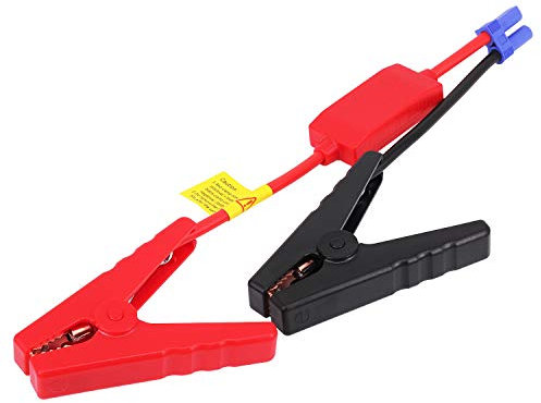BENACES EC5 Starthilfekabel, Kfz-Ersatz-Starthilfekabel, Krokodilklemme, Klemme auf EC5-Stecker für 12 V tragbare Notfall-Starthilfe