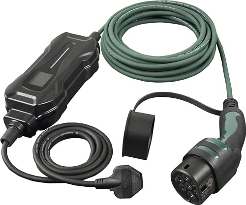 Masterplug Home EV Charging Cable, Mode 2, 3-Pin Plug, 10 Metre