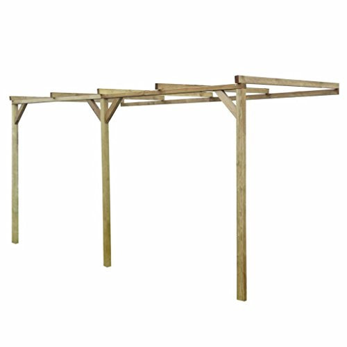 LAPOOH Struttura Pergolato 2x4x2,2 m in Legno,Gazebo da Giardino,Pergolato,Pergolato da Giardino(SPU:41710)