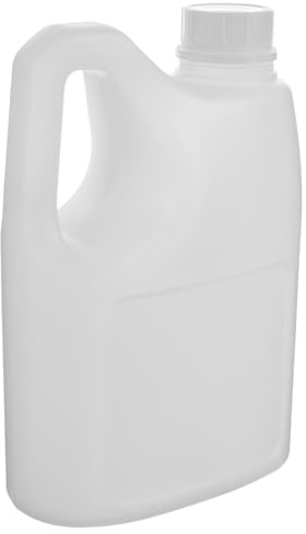 iplusmile Bottiglie Vuote Di Plastica Trasparente Per Succhi Brocca Per Acqua Da 2 Litri Barattolo Bianco Da Galloni Con Manico E Coperchio Ermetico Contenitore Per Bevande Riutilizzabile
