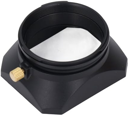 Quadratische Gegenlichtblende aus Metall, mit 49-mm-Adapterring, Gegenlichtblende für X100V X100VI X100F X100 X100T X100S X70 Kamera (Black)
