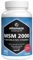 MSM + Vitamin C acerola high-dose, 365 Tablets for 6 Months, 2,000 mg Organic Sulphur Powder per Day, 99.9% Pure methylsulphonylmethane, Food Supplement Without additives, Made in Germany