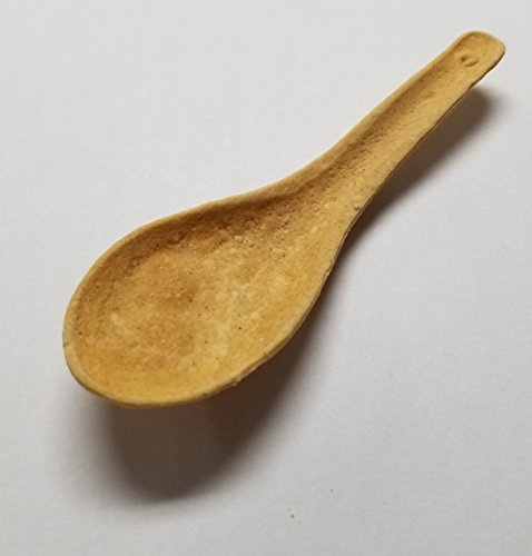 Flavorfulz, Plain Edible Spoons, 144 Count, Gourmet Edible Spoons for Hors d'Oeuvres and Desserts