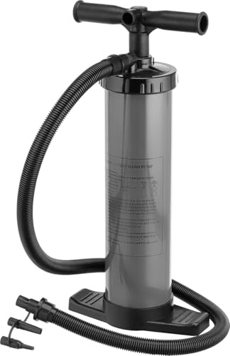 Outtec Doppelhub-Handpumpe 2x1400 ml – Manuelle Luftpumpe für SUP, Luftmatratzen, Schlauchboote & Pools – Kompakt & tragbar, ohne Strom