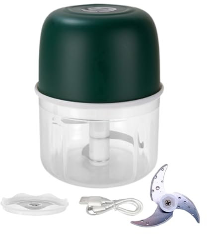 Taglierina per aglio elettrico, per la lavorazione degli alimenti, senza fili, multifunzione, portatile, per cucina, alimenti per bambini, e preparazione rapida