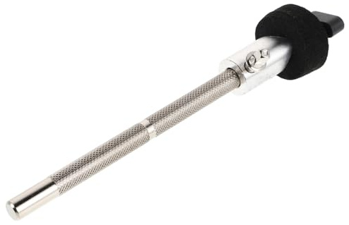 Brazo de Platillo para Batería, Soporte de Extensión para Montar en Rack | Conexión para Hi-hat, Altura Ajustable, Color Negro Aleación y Goma, Uso en Actuaciones
