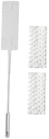Cleaning Tools For Housekeeping – Appliance Crevice Cleaner With 2 Microfiber Cloths | Dusting Supply For Refrigerator, Stove, Sofa, Baseboard, Bed, Cabinet, Household Sweeping Accessory, Daily Home