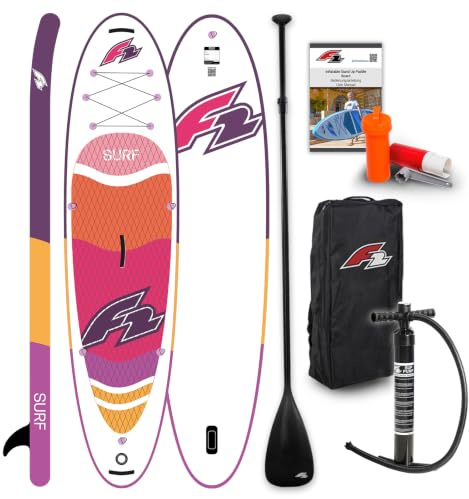 F2 Stand Up Paddle Board Surf SUP Damen 10'2 Lila