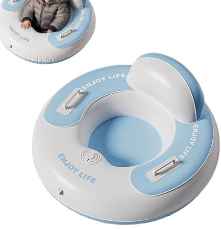 Ancsttu Tubo De Nieve - Juguetes Inflables para Trineo De Invierno con Grosor Aumentado - Trineo De Invierno con Asa,destinado a Niños, Adultos, Esquí, Exterior, Jardín, Deportes, Actividades