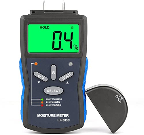 HSIJYGX Meter Digital Wood/Building 6-42% Tester Hygrometer Timber Damp Humidity Measuring Device