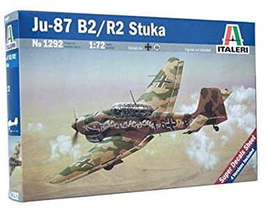 Italeri 1292 - Ju-87 B2 Stuka modellismo aerei Model Kit Scala 1:72