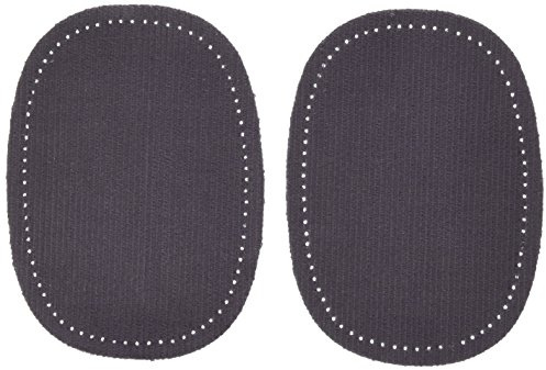 Prym 929322 Patches Kord (bügeln) 10 x 14 cm grau
