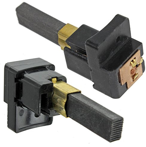 SPARES2GO Motor Carbon Brushes Pair Compatible with Dyson DC05 DC07 DC08 Vacuum Cleaner (Pack of 2, with Spring Loaded Brush Housing)