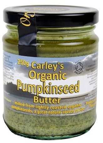 Carley's Org Raw Prem Pumpkin Butter 250g x 1