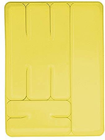 Excelsa Rainbow Range-Couverts 6 Compartiments Jaune