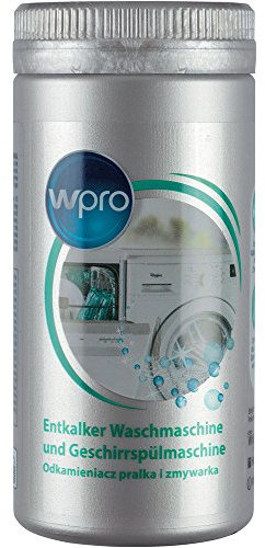 wpro DES507 - Waschmaschinenzubehör/ Geschirrspülerzubehör/ Universeller Entkalker für Waschmaschinen und Geschirrspüler/ Verbessert Lebensdauer und Leistungsfähirgkeit, 250g