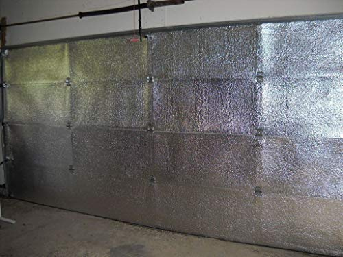 NASA Tech White Reflective Foam Core Garage Door Insulation Kit16L x 8H 5 Panel