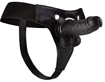 Ouch Gode Ceinture Réaliste Noir 20 cm
