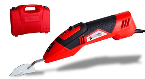 RUBISCRAPER-250 Oscillating Multi-Tool Kit, 250W Grout Removal Tool with Tungsten Carbide Blades, 3 Speeds, Fast Lock System, Ideal for Tile Repair, Includes Special Blades and Carrying Case