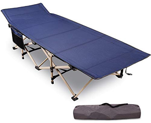 REDCAMP Feldbett XXL klappbar, Erwachsene, 227kg, 71cm extra breit | komfortabel Campingbett, langlebig, stabil, Gästebett für Outdoor Wandern Trekking Auto-Camping Angeln Reisen Indoor
