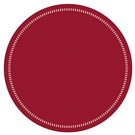 Sovie HORECA Tassendeckchen Basics in Bordeaux, Ø 90 mm, 9-lagig aus Tissue, 250 Stück – runde Einweg-Tassenuntersetzer für Gastronomie, Café & stilvolle Tischdekoration