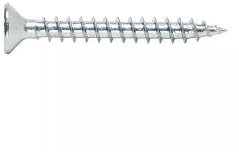 Vite per legno 4 x 40 mm WÜRTH testa a croce svasata in acciaio zincato tasselli (100 pezzi)