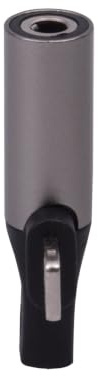 AKYGA Headphone Adapter AK-AD-63 Lightning to Lightning/Jack 3.5 mm for iPhone, Schwarz