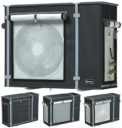 Akkkan Cubierta de aire acondicionado, aire acondicionado de ventana al aire libre, cubierta de aire acondicionado mini dividida, se puede utilizar en funcionamiento de aire acondicionado, común para