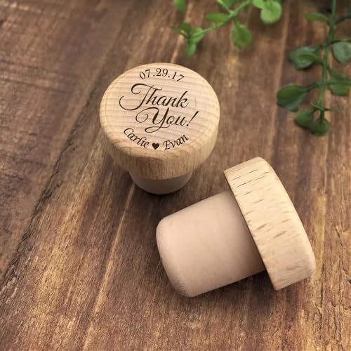 Individueller Weinflaschenverschluss aus Holz, T-förmiger Stopper, Kork, Weinverschluss, Flaschenverschluss, wiederverwendbar, Verschlussstopfen für Flaschenverschluss, DIY Handwerk (20 Stück)