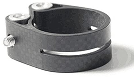 Fahrradsattelklemme Fahrradsattelklemme, Sattelklemme, Fahrradsattelklemme mit Schnellspanner, Carbonfaser-Fahrradsattelstützenklemme 31,8 mm for 27,2 mm MTB-Fahrradsattelstützenrohrclip, Fahrradteile