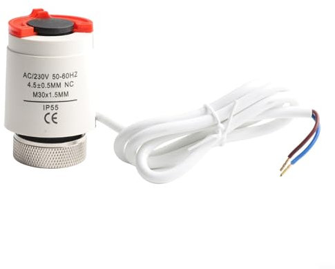 Attuatore elettrico 230V M30x1.5 Riscaldamento a pavimento dell'acqua Valvola di controllo della temperatura costante Attuatore intelligente per sistemi di radiatori Controller programmabile a