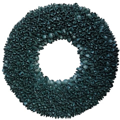 Kranz Pastell Petrol Türkranz Wandkranz 40 cm Ø