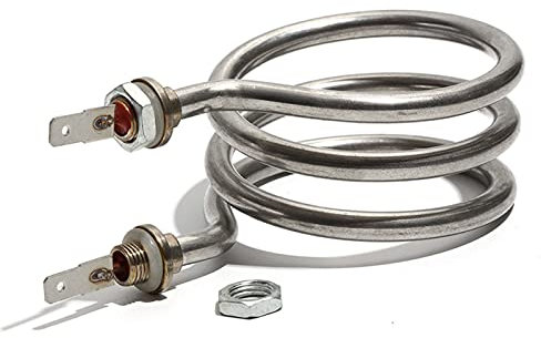 BDAYEK Water heater parts 7mm Water Fountain/Water Dispenser Transverse Spring Pipe 3 Coils Heater Tube 220V 800W Electric Heating Element