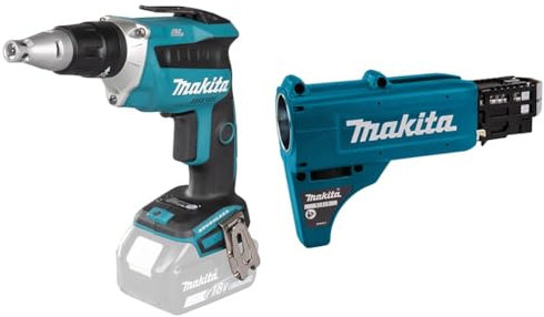 Akku-Schnellbauschrauber 18V + Magazinschrauben Vorsatz 25-55