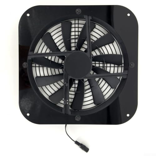 Ventilateur d'échappement solaire efficace 26 5 cm pour une ventilation efficace de la serre