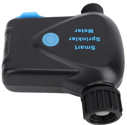 Hyuduo Temporizador de Rociadores Inteligentes con Pluviómetro para el Controlador de Riego Al Aire Libre Tuya Wifi Garden, el Césped Automático y el Medidor de Retraso del de la (BSP)