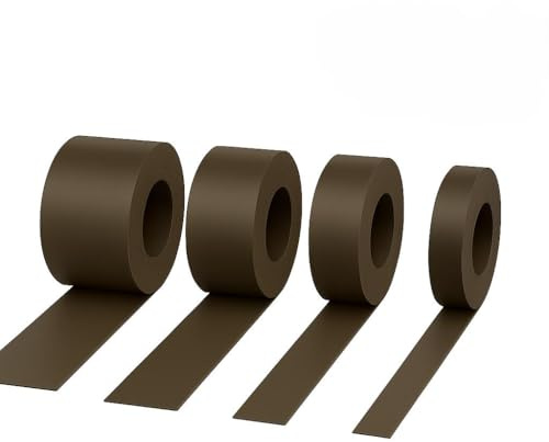 SKIR'CO Cinta aislante acústica 50 mm x 40 m – Cinta de espuma autoadhesiva, 3 mm, marrón