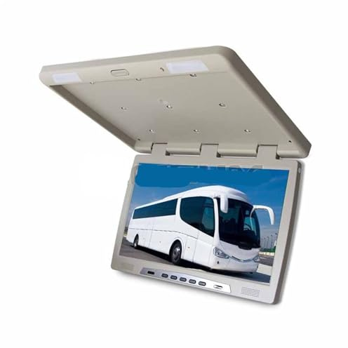 Monitor da tetto for auto 19 pollici HD con lettore video multimediale, TV, Bluetooth, WiFi, USB, FM